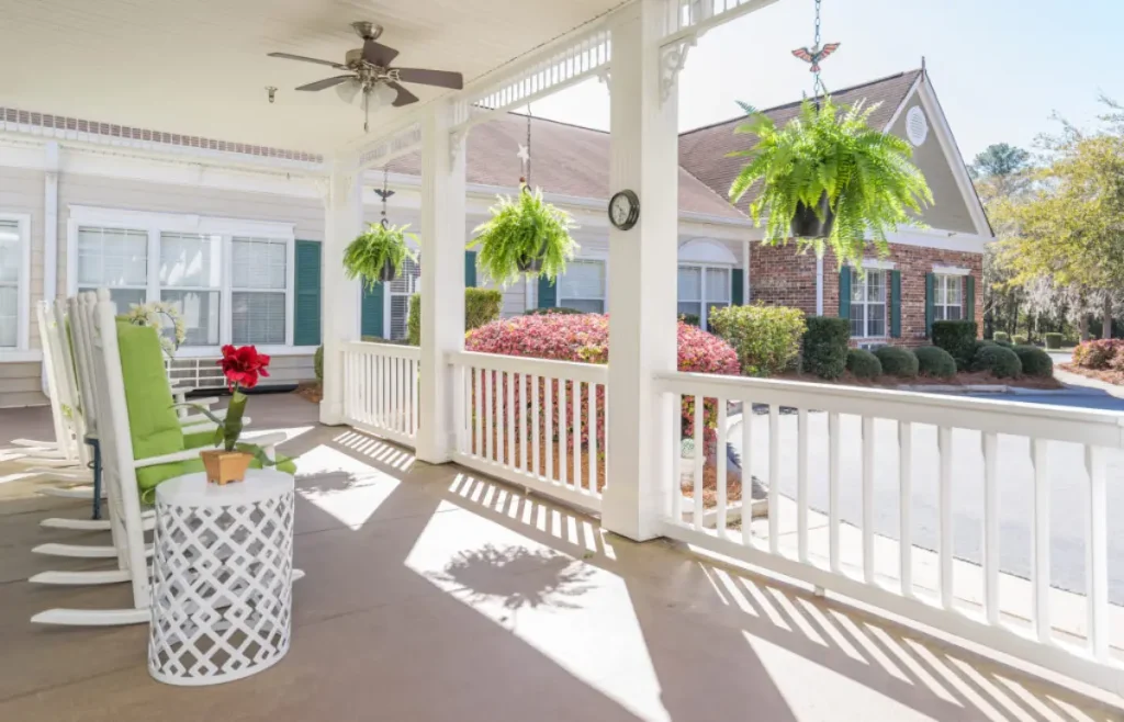 The Retreat at Beaufort porch